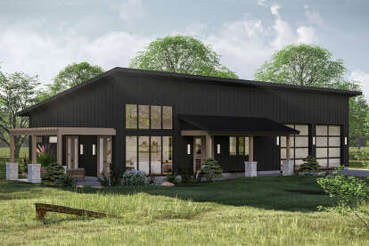 Barn House Plan #963-01164 Elevation Photo