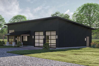 Barn House Plan #963-01164 Elevation Photo