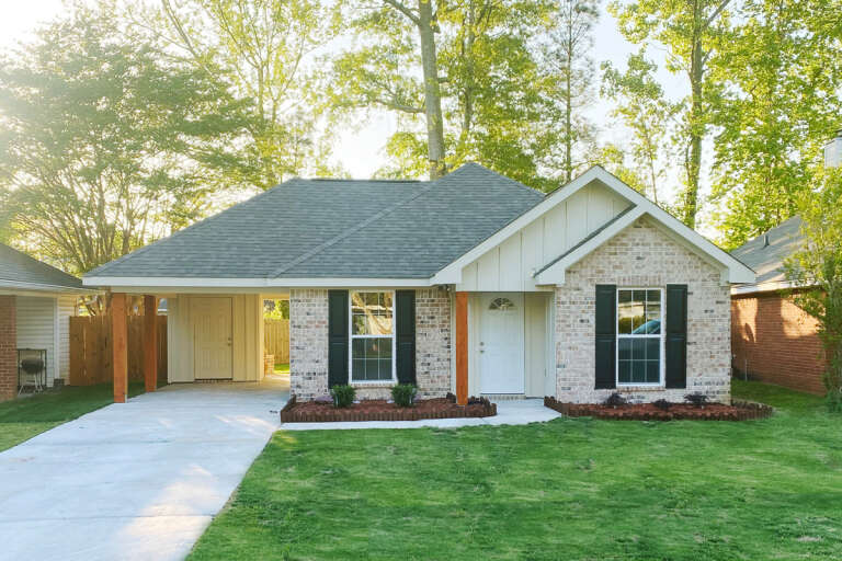 House Plan House Plan #33683 Front Elevation 