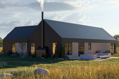 Barn House Plan #963-01165 Elevation Photo