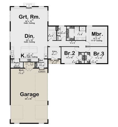 Main Floor  for House Plan #963-01165