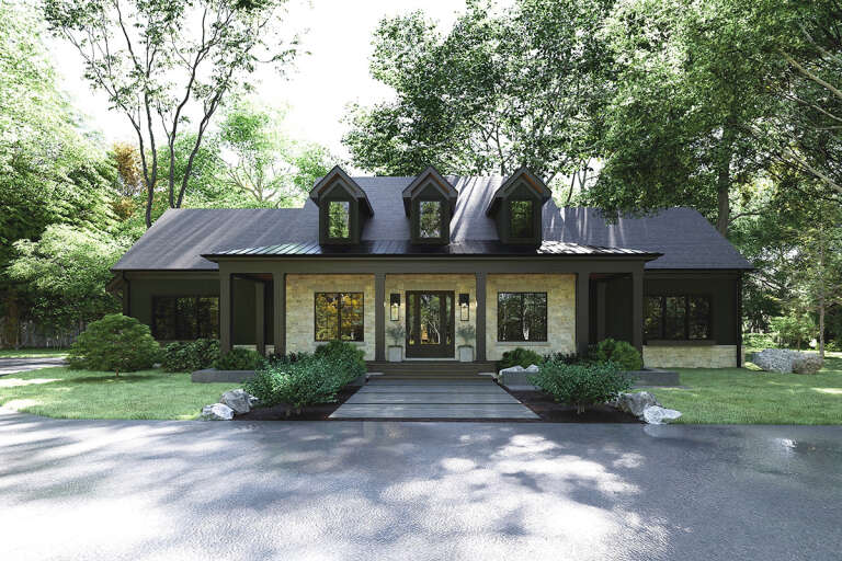 House Plan House Plan #33687 Front Elevation