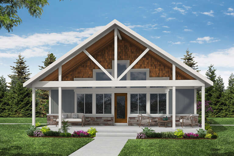 House Plan House Plan #33689 Front Elevation