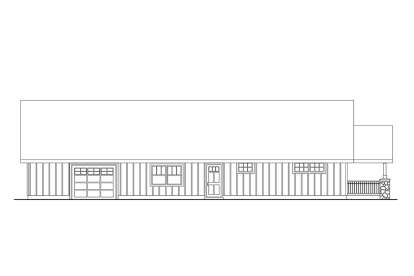 Craftsman House Plan #035-01165 Elevation Photo