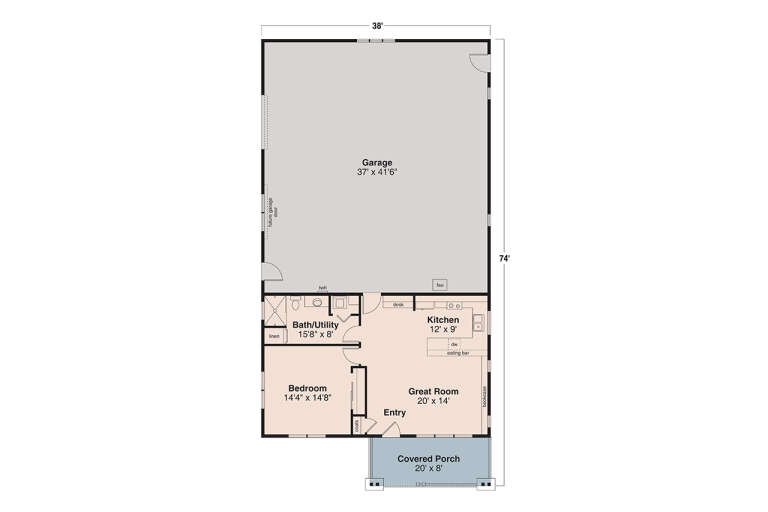 House Plan House Plan #33690 Drawing 1