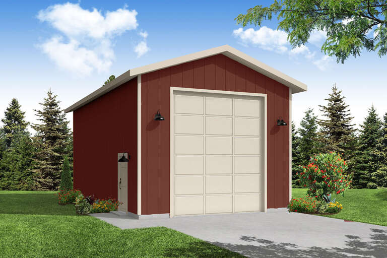 House Plan House Plan #33691 Angled Front Elevation