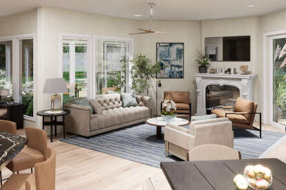 Contemporary House Plan #5445-00549 Additional Photo