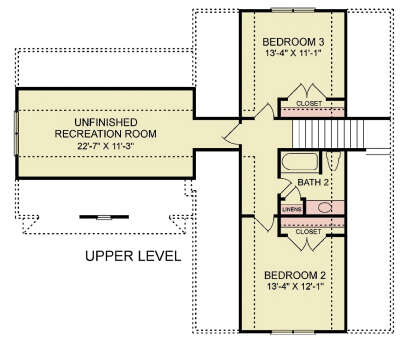 Second Floor for House Plan #699-00423