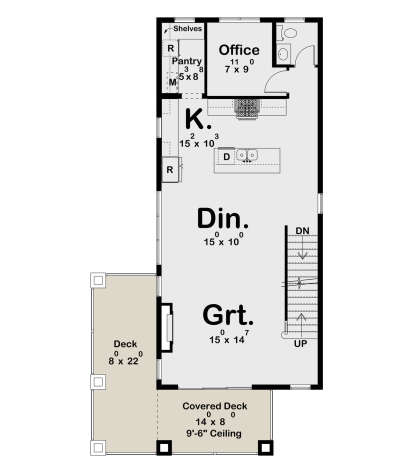 Main Floor for House Plan #963-01167