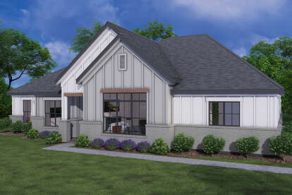 Modern Farmhouse House Plan #3571-00026 Elevation Photo