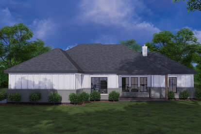 Modern Farmhouse House Plan #3571-00026 Elevation Photo