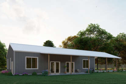 Barn House Plan #625-00042 Elevation Photo