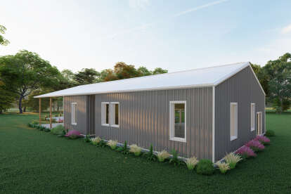 Barn House Plan #625-00042 Elevation Photo