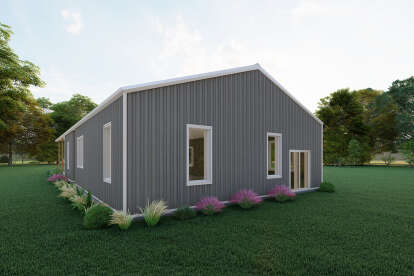 Barn House Plan #625-00042 Elevation Photo