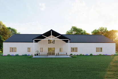 Barn House Plan #625-00044 Elevation Photo