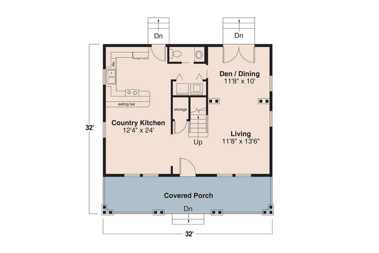 House Plan House Plan #33706 Drawing 1