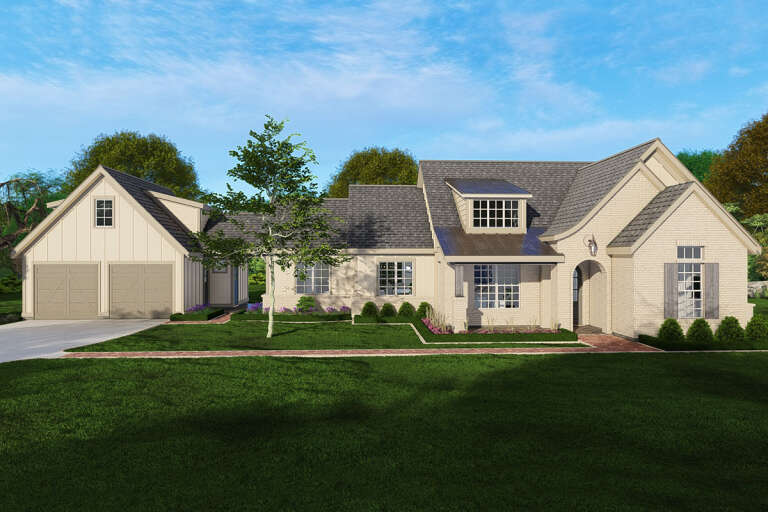 House Plan House Plan #33707 Front Elevation 