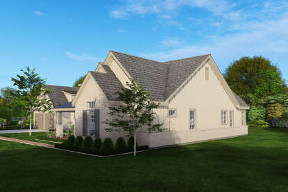European House Plan #3571-00027 Elevation Photo