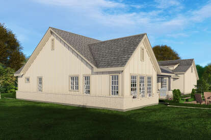 European House Plan #3571-00027 Elevation Photo