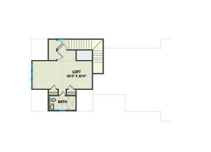 Loft for House Plan #3571-00027