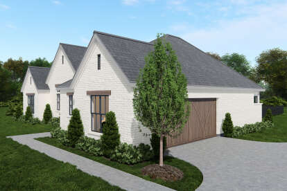Modern Transitional House Plan #3571-00028 Elevation Photo