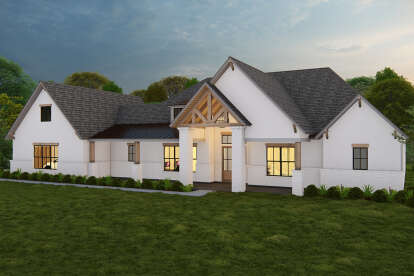 Modern Farmhouse House Plan #3571-00030 Elevation Photo
