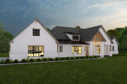 Modern Farmhouse House Plan #3571-00030 Elevation Photo