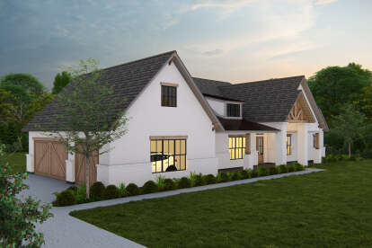 Modern Farmhouse House Plan #3571-00030 Elevation Photo