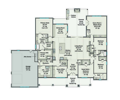 Main Floor  for House Plan #3571-00030