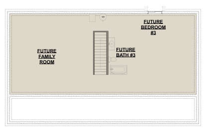 Basement for House Plan #1462-00162