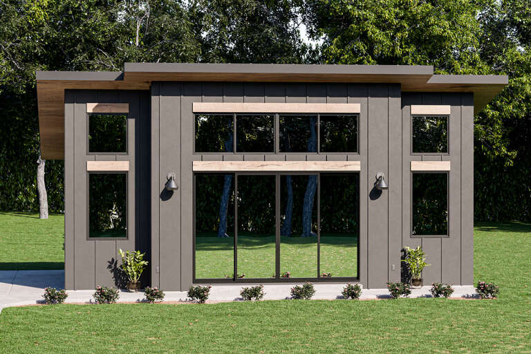 House Plan House Plan #33712 Angled Front Elevation