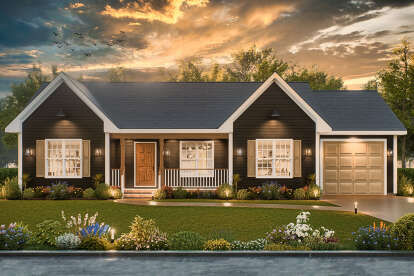 Country House Plan #699-00424 Elevation Photo