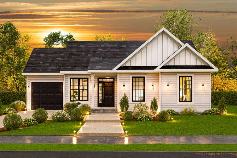 House Plan House Plan #33715 Front Elevation 