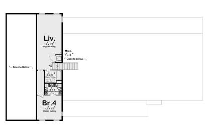 Second Floor for House Plan #963-01168