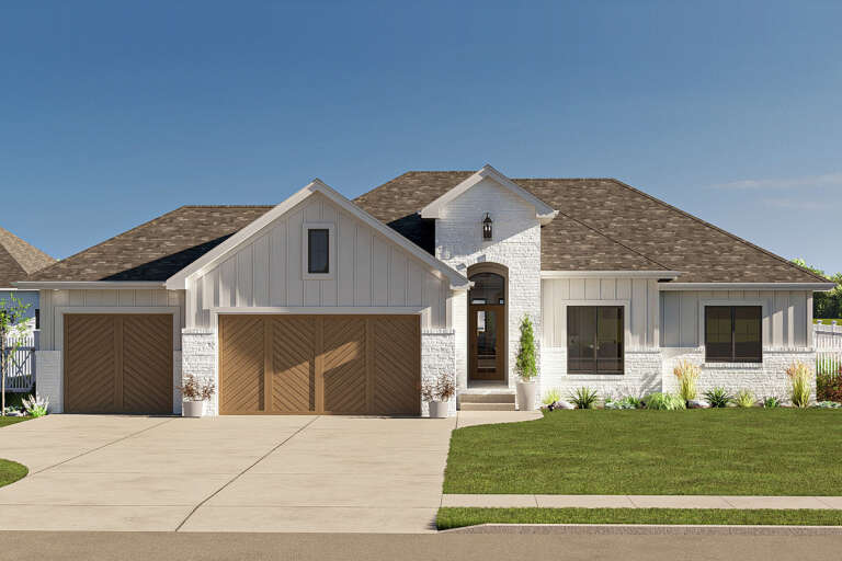 House Plan House Plan #33717 Front Elevation 
