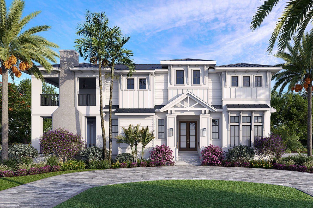 Coastal Plan - 4,618 Square Feet, 5 Bedrooms, 6 Bathrooms | Floor Plan ...