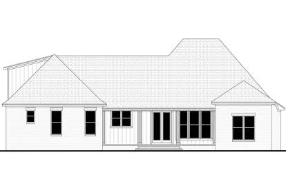 Modern Farmhouse House Plan #041-00399 Elevation Photo