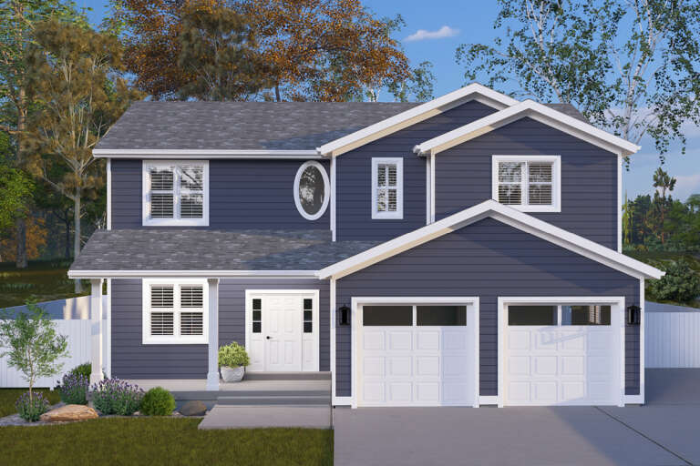 House Plan House Plan #33720 Front Elevation 