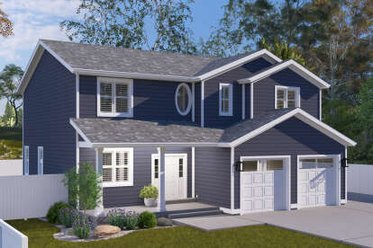 Traditional House Plan #2802-00414 Elevation Photo