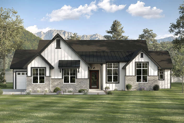 House Plan House Plan #33722 Front Elevation 