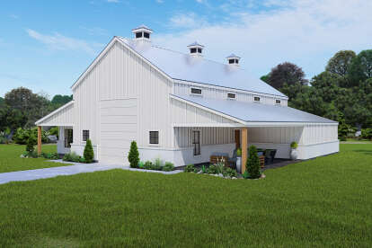 Barn House Plan #3571-00031 Elevation Photo