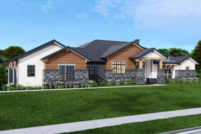 Craftsman House Plan #3571-00032 Elevation Photo