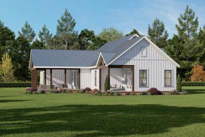 Modern Farmhouse House Plan #009-00456 Elevation Photo