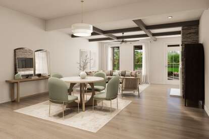 Modern Farmhouse House Plan #009-00456 Additional Photo