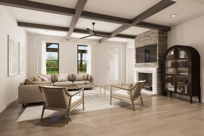 Modern Farmhouse House Plan #009-00456 Additional Photo