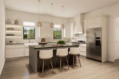 Modern Farmhouse House Plan #009-00456 Additional Photo