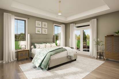 Modern Farmhouse House Plan #009-00456 Additional Photo