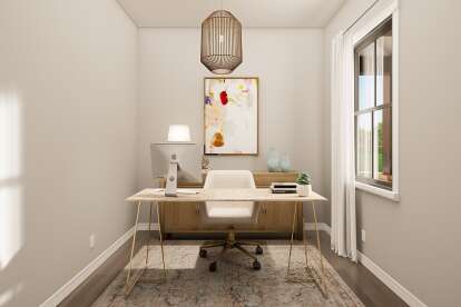 Modern Farmhouse House Plan #009-00456 Additional Photo