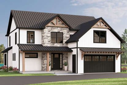 Craftsman House Plan #5032-00367 Elevation Photo