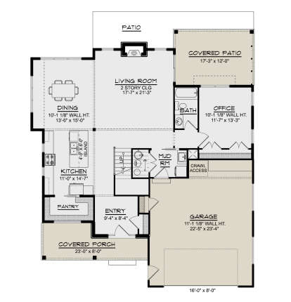 Main Floor  for House Plan #5032-00367